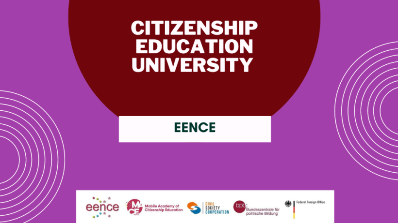 Creating the EENCE  Citizenship Education University. Join us!