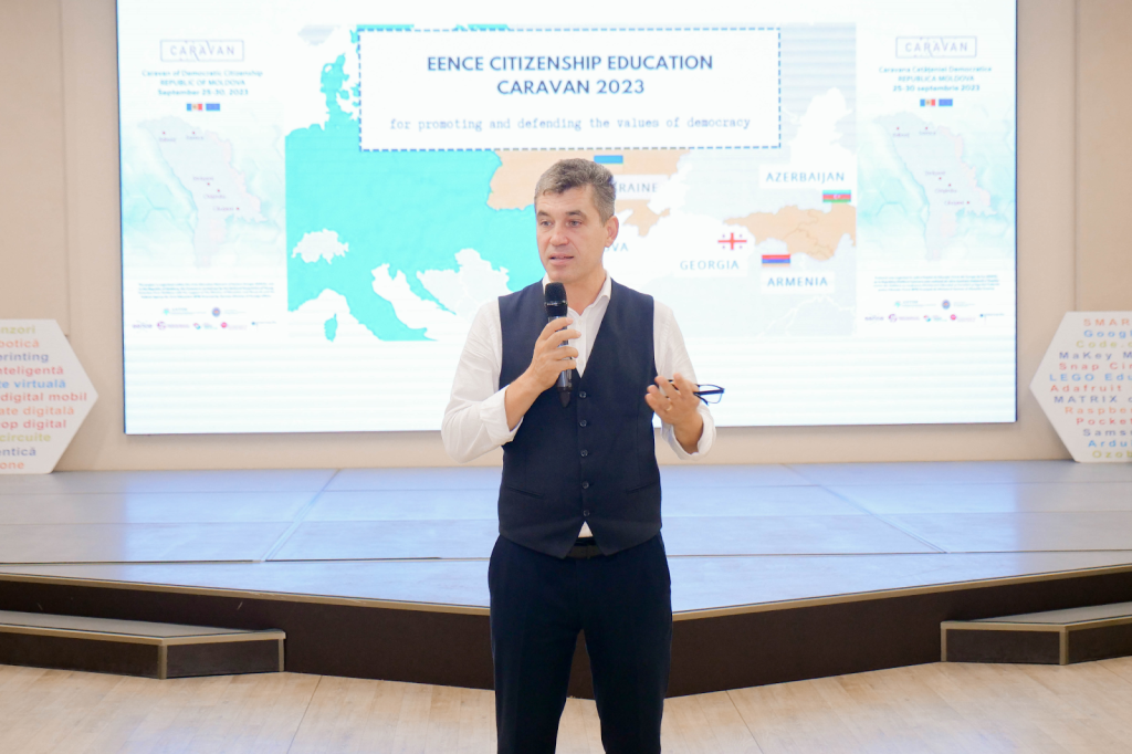 The EENCE Citizenship Education Caravan has officially started in Moldova