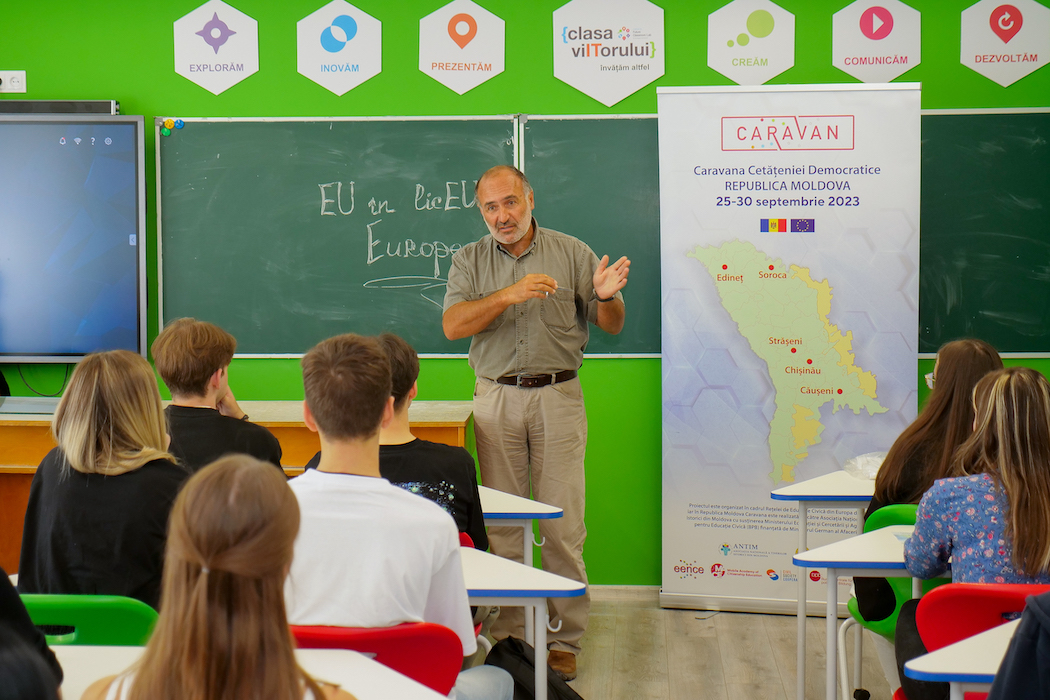The Caravan of Citizenship Education in Moldova. Day 3 - Soroca